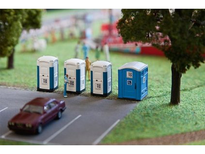 Mobile Toiletten TOI 4 Stück HO