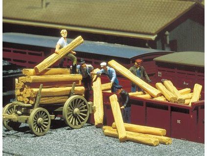 Historical wooden sleepers 30 pcs HO