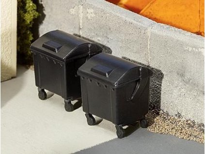 Müllcontainer 2 Stück HO