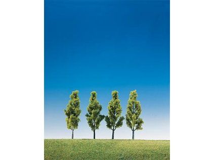 Birch tree 4 pcs 9 cm HO