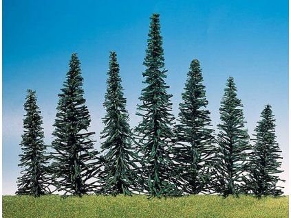 Spruce tree 50 pcs, various HO