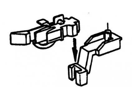 Short head coupler 2pcs HO