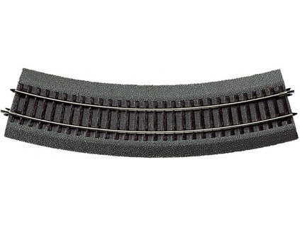 Roco Line Gleis mit gebogenem Untergrund R3 30° HO