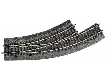Roco Line curved switch with subgrade left BWl2/3
