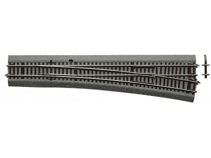 Roco Line rapid switch with subgrade right Wr10