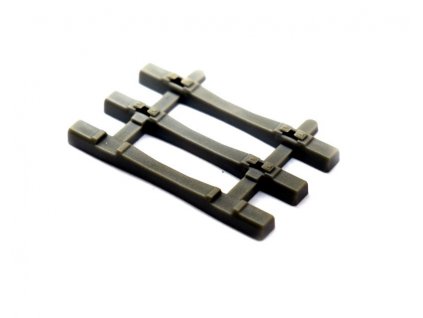 Concrete end sleepers for HO flexi track