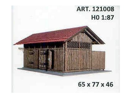 Public toilets Dačice Laser Cut HO