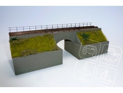 Culvert with drive 1 track LaserCut HO