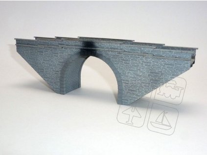 Steinbrücke LaserCut 2 Stück HO