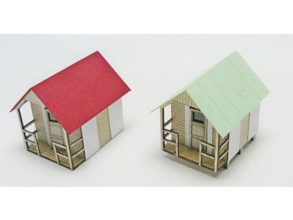 Táborové chatky Laser Cut 2ks HO