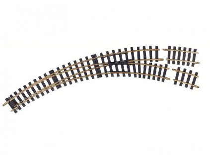 Manual right turnout R3-R5 curved G