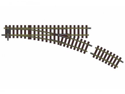 Manuelle Rechtsweiche 22,5° R7 G