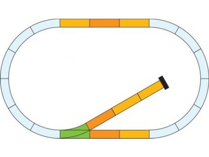 Bahnsteigverlängerungsset mit Abzweig G