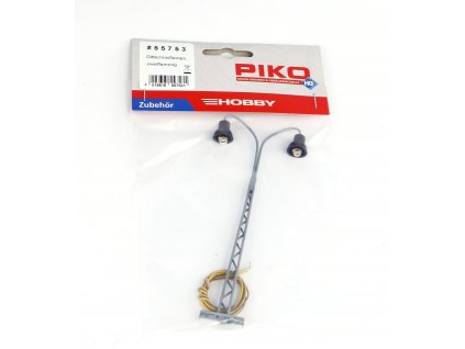 Lampa staničná dvojramenná 140mm HO