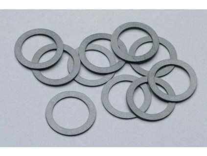 Locomotive wheel rubbers 10x6.4mm 10pcs