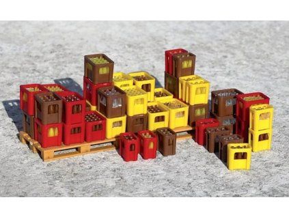 Crates with bottles for diorama 1/24, 1/25, G