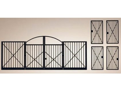 Industrial gate LaserCut HO