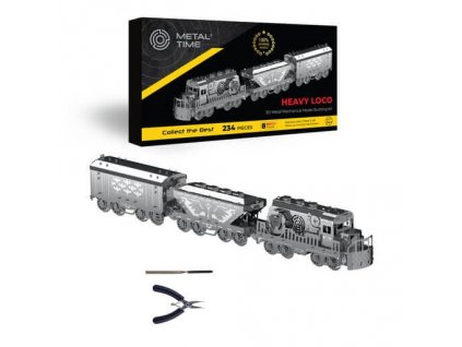 heavy loco mechanical model constructor kit mt023 metal time 08