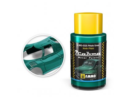 AMIG0325 cobra motor phtalo green