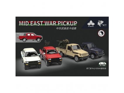 mid east war pickup dshk 2 cars 1 72 TK7004 3r model 04