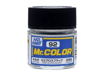 mr color 10 ml semi gloss black