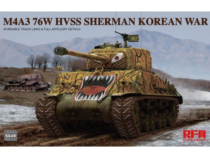 RFM RM 5049 m4a3 76w hvss sherman korean war 1 35 04