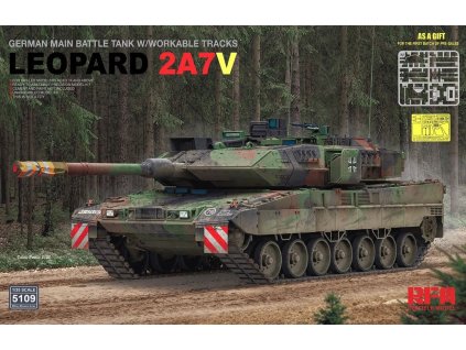 RFM RM 5109 german main battle tank w workable tracks leopard 2a7v 1 35 05
