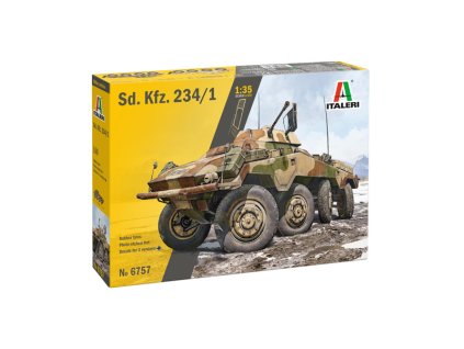 german sd kfz 234 1 2cm 1 35 ITALERI 6757 012