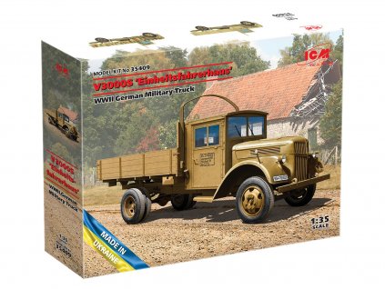 V3000S Einheitsfahrerhaus, WWII German Military Truck 1/35