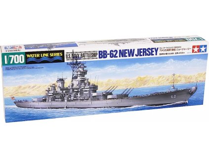 US New Jersey Battleship (Water Line) 1/700