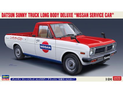 datsun sunny truck long body deluxe nissan service car 1 24 HASEGAWA 20482 02
