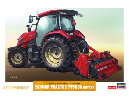 yanmar traktor yt5113a w mulcher 1 35 HASEGAWA 066106 013