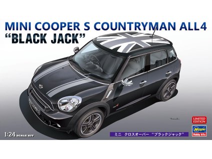 mini cooper s countryman all4 black jack 1 24 HASEGAWA 20704 04