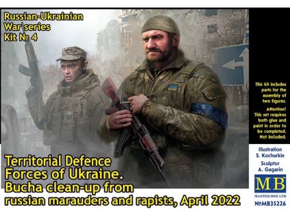 Bucha clean-up from russian marauders and rapists, April 2022 - Kit No. 4 1/35