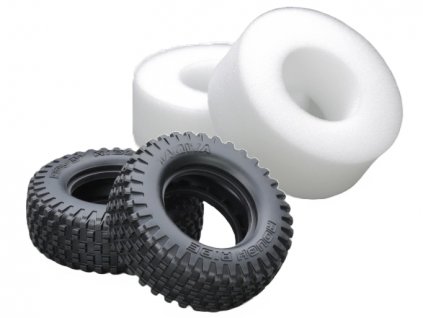 BB-01 Blo. Buggy Rear Tires (2) Rough Ride 1/10