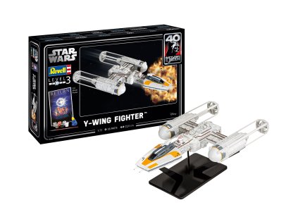 Gift-Set Star-Wars Y-wing Fighter 1/72