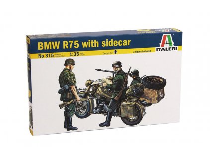 italeri italeri 1 35 bmw r75 with sidecar 315