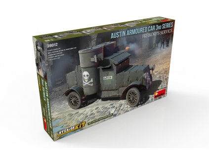 Austin Armoured Car 3rd Series Freikorps Service, Interior Kit 1/35