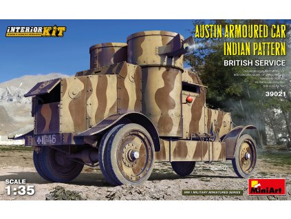 Austin Armoured Car Indian Pattern British Service Interior Kit 1/35