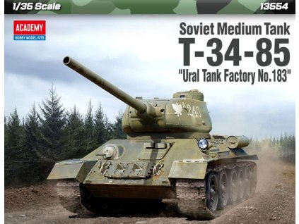T-34/85 No.183 Ural Tank Factory Production (Late Version) 1/35