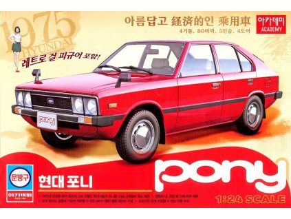 Hyundai Pony 1975 1/24
