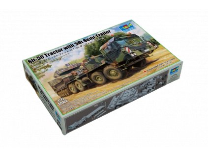 Slt-56 Tractor with 56t Semi Trailer 1/72