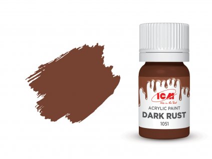 Farba ICM - Dark Rust 12ml