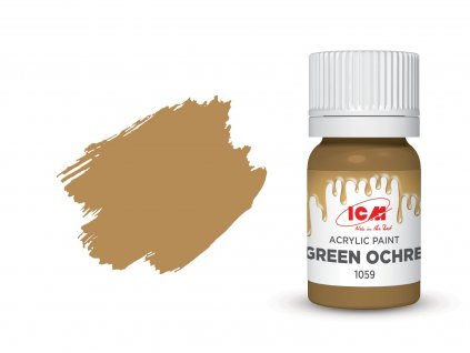 Farba ICM - Green Ochre 12ml
