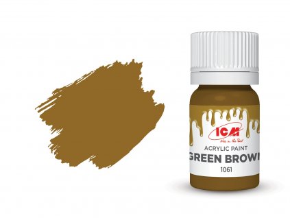 Farba ICM - Green Brown 12ml