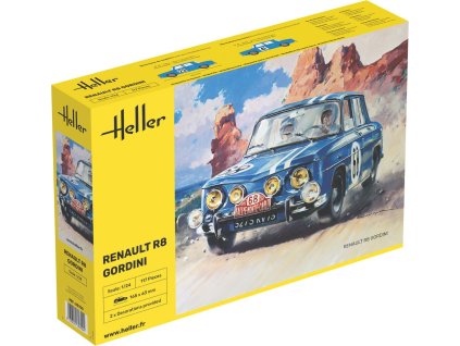 renault r8 gordini 1 24 heller 80700 06