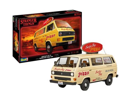 07725 stranger things vw t3 bus surfer boy 1 25 revell 011