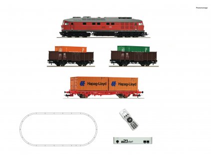 Starter Set diesel lokomotíva BR 232 + 3 vagóny, digitál z21, DB-AG Ep.VI HO