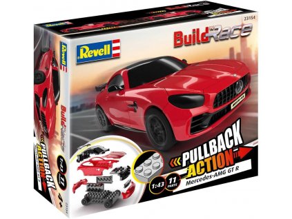 Build'n Race Mercedes-AMG GT R červený 1/43