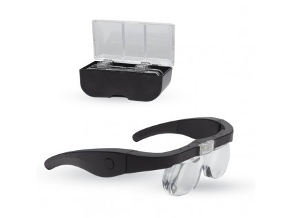 Lightcraft Pro LED Magnifier Glasses with 4 Lenses